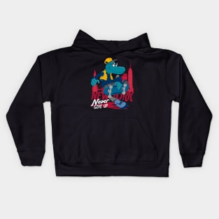 New York Dino Skater Kids Hoodie